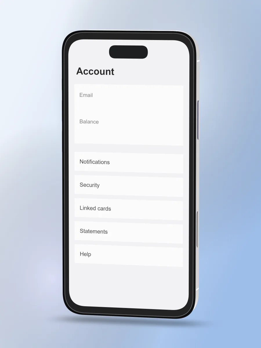 Sonra: e-mail and balance erased